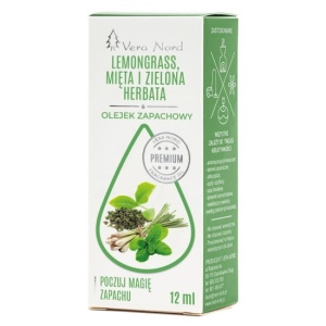 Olejek zapachowy Vera-Nord Lemongrass, Mięta I Zielona Herbata 10 ml