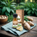 Vera Nord olejek eteryczny Imbir 10 ml. 100% naturalny i organiczny. Działa pobudzająco i przeciwdepresyjnie. Łagodzi stany niepokoju i lęku. Środek przeciwbólowy, przeciwwymiotny, antyseptyczny, przeciwskurczowy.