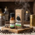 Vera Nord olejek eteryczny Czarny pieprz 10 ml. 100% naturalny i organiczny. Pobudza trawienie, wzmaga apetyt, rozgrzewa, łagodzi skurcze mięśni. Energetyzujący i rozgrzewający.