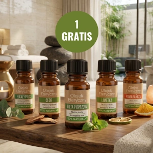Zestaw Vera-Nord olejki eteryczne 100% naturalne 4+1 GRATIS pomarańcza